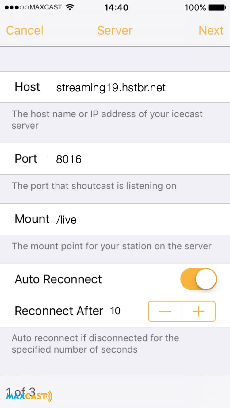 como transmitir radio com iphone