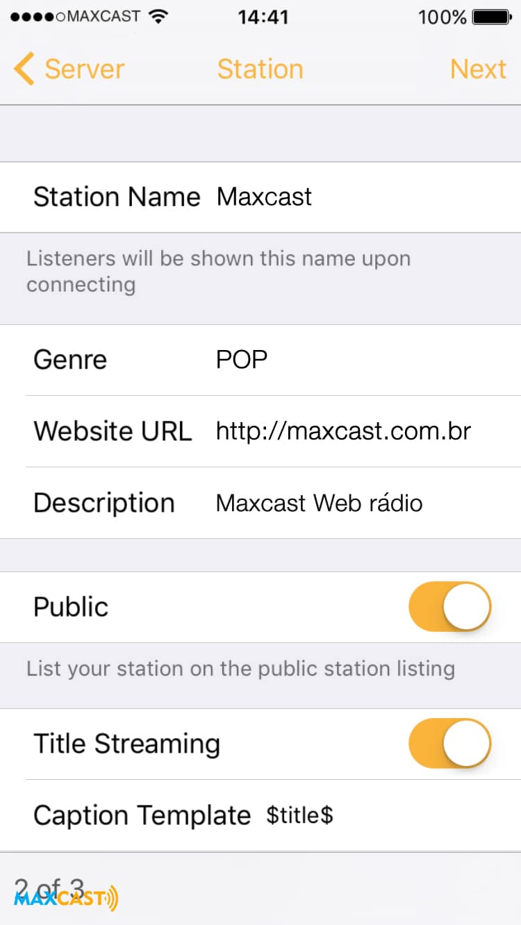 como transmitir radio com iphone