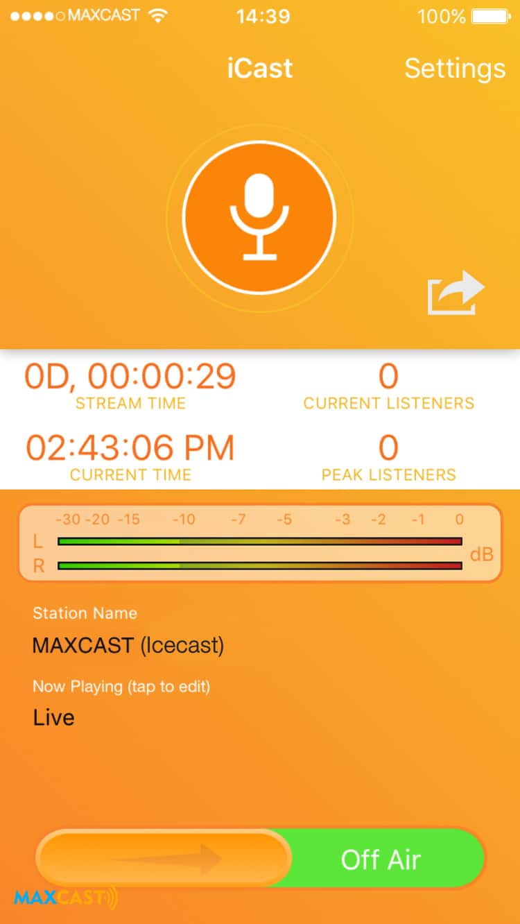 como transmitir radio com iphone