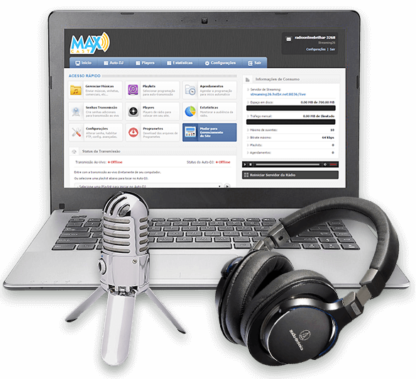 Como criar uma Web Rádio